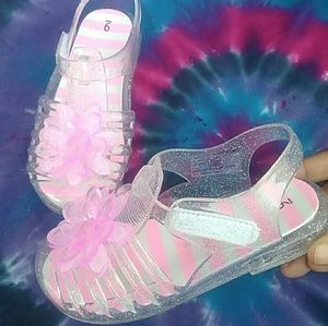 Pink Jelly Sandals ( Wonder Nation)